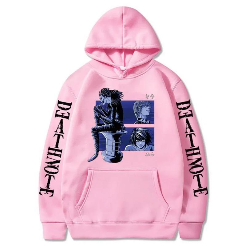 Autumn Anime Death Note Ryuk Graphic Printed Hooded Men Women Manga Hoodies Sweatshirt Harajuku Unisex Streetwear