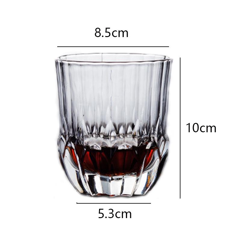320ml Drinking Glasses Vintage Glass Cup Transparent Coffee Cup Wine Water Milk Glasses Drinkware Yogurt Cup Creative Glass Cup