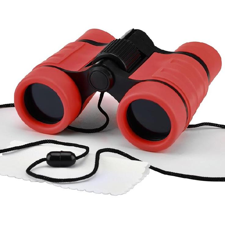 Binoculars for Kids, Toys for 3-12 Years Boys and Girls High-Resolution Optics Shockproof Mini Compact Toy Binoculars for Bird Watching, Hiking,