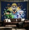 Arazzo da Parete Hunter X Hunter Appeso Estetico alla Parete Coperta in Tessuto Stampato Arazzi Decorativi per Camera da Letto Soggiorno Arredamento per la Casa