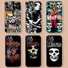 Misfits Hot Poster Horror Punk Rock Music Transparent Soft Phone Case For iPhone 15 12 14 16 17 13 Plus 11 Pro Max 13 Pro