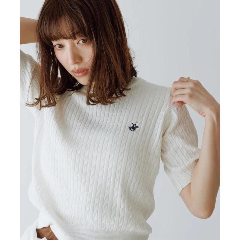 BEVERLY HILLS POLO CLUB cable knit pullover