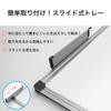 Asmix Asuka Whiteboard, Aluminum Frame, AWB056, Medium, 450 x 300 mm, Wall-Mounted, 11 mm Thick, with Sliding Tray