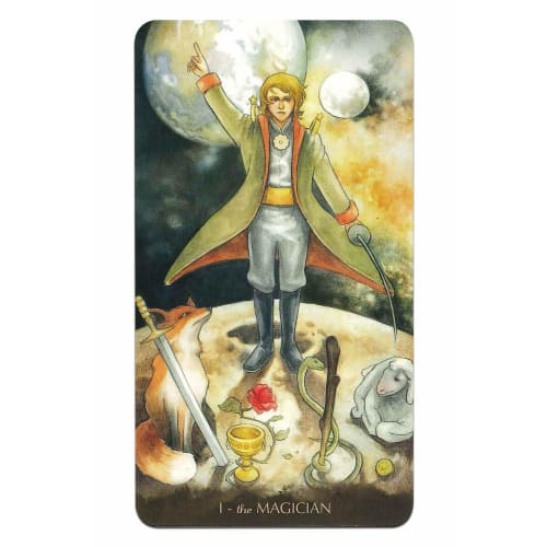 Nichiyu Tarot Cards, 78-Card, Waite Edition, Authentic [The Little Prince Tarot (Major Arcana Only)] "Cute Tarot Cards with Watercolor Illustrations