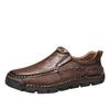 Genuine Leather Men Casual Shoes Loafers Sneakers New Comfortable Flat Handmade Retro Leisure Shoes Men Shoes Size 46