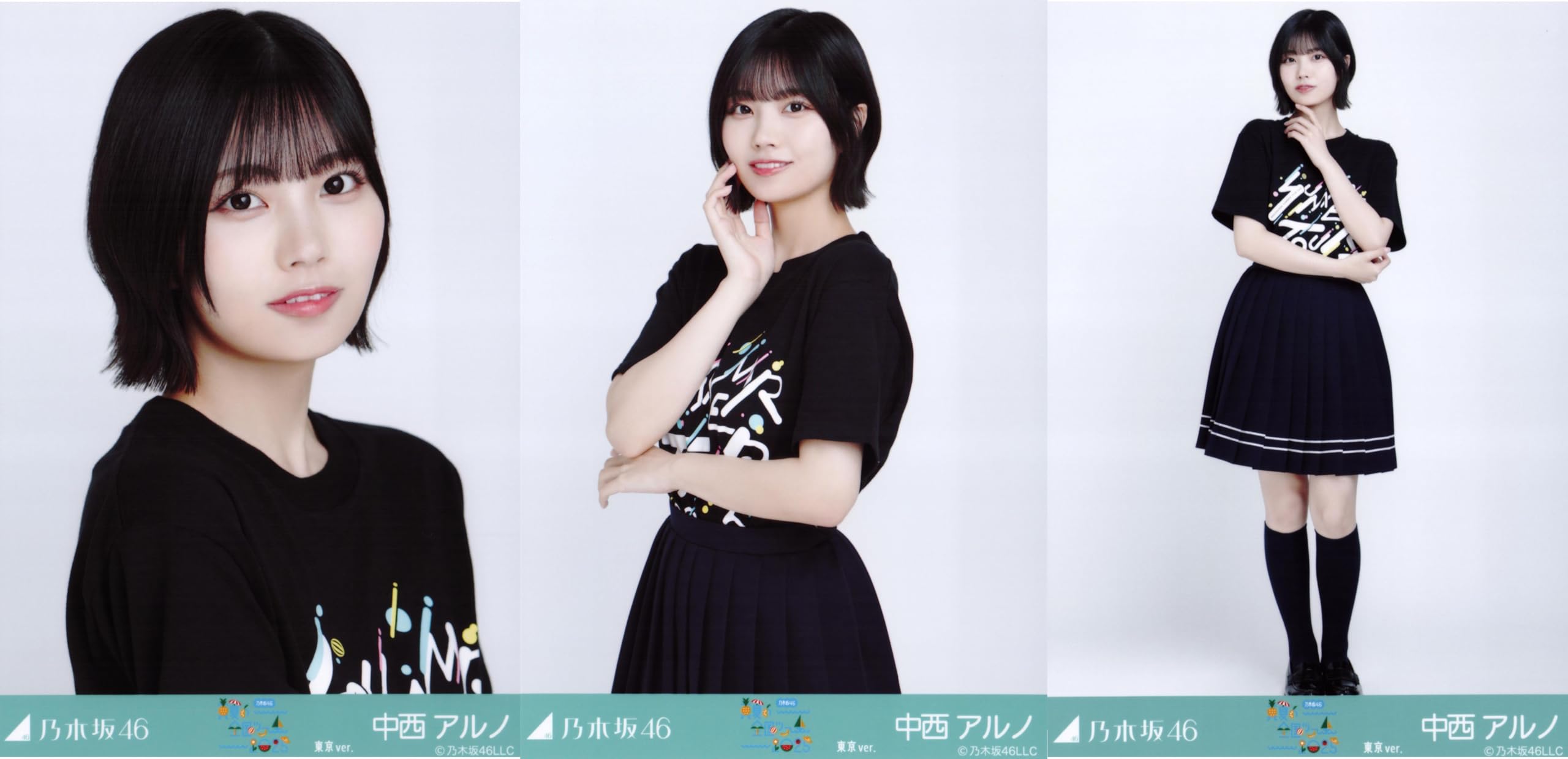 Фото-футболка Nogizaka46 Летний Национальный Тур 2025 Токийская версия Набор из 3 предметов от Arno Nakanishi