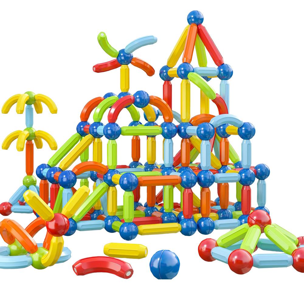 Dynamic Magnetic Building Blocks - Educational & Interlocking Play Set