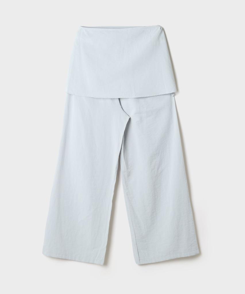 Seupao [Cool] Wrap Flare Light Cotton Pants_Sptcg37G91