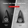 Für Tesla Model 3 Y S X Ladekabel Organizer EU US Ladehalter Wandmontage Haken Verbinder Halterung Zubehör