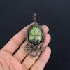 Australian Triplet Opal 999 Copper Wire Wrapped Pendant, Handmade Gemstone Jewelry Pendant Gift For Birthday