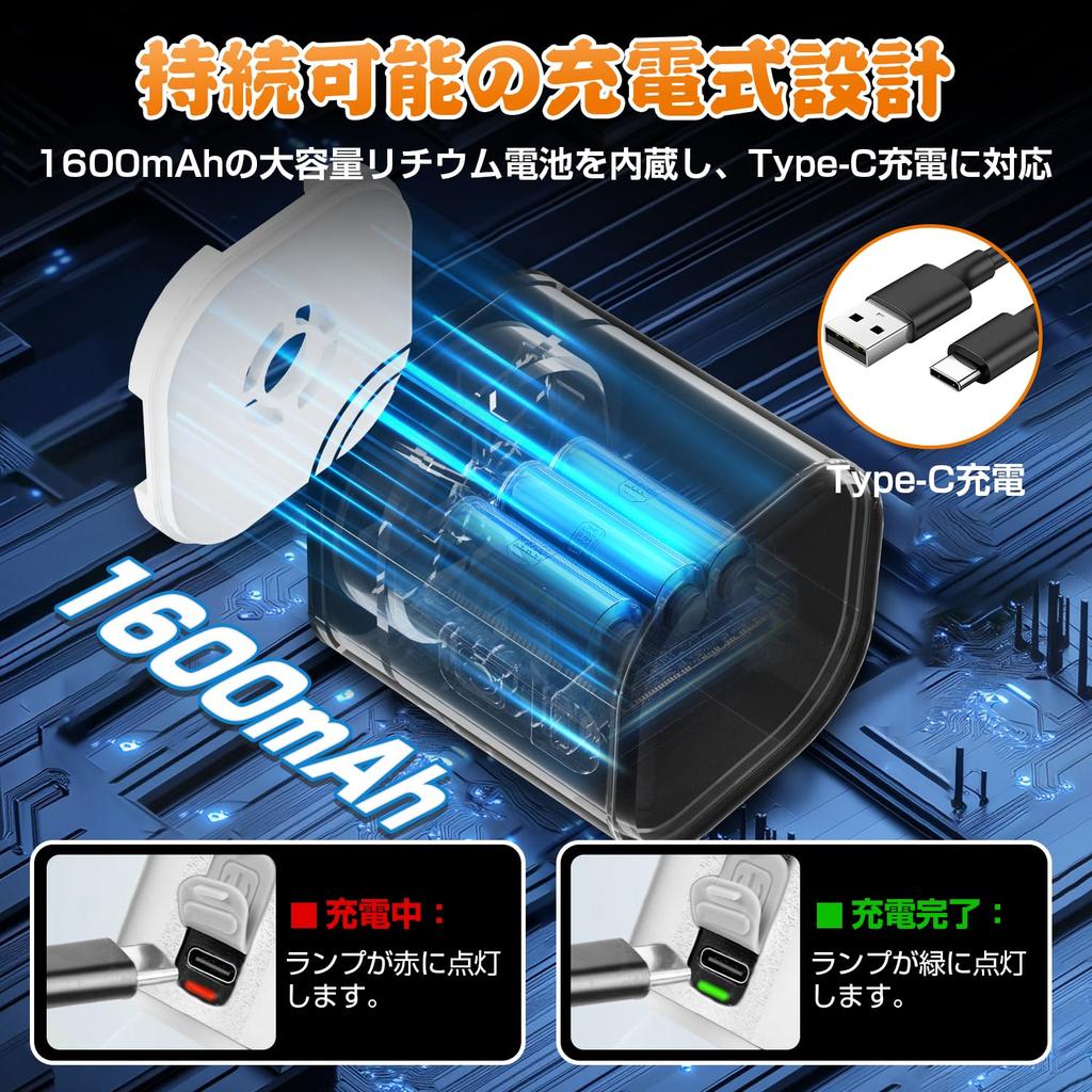 Electric Air Portable Air Pump and Storage Bag USB Ultra Air Vacuum Bags Pump, Inflator/Deflator, (5 Nozzles, Light, Included), Rechargeable,