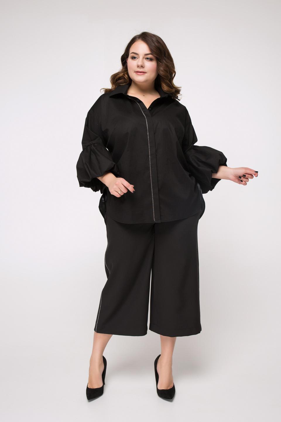 

Сорочка Ксенія Luzana 4XL чорний