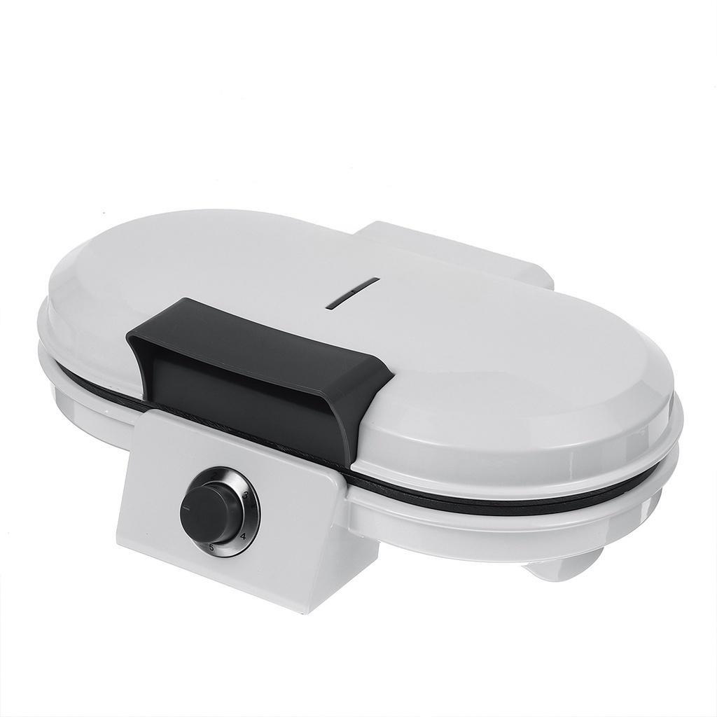 1200W 220-240V Bubble Egg Cake Oven Breakfast Waffle Machine Electric Baking Pan 50/60Hz Multi-functional Double‑Head Waffle Maker