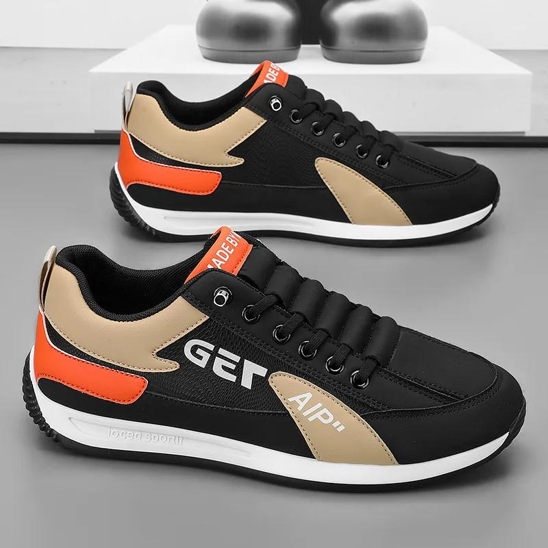

Весна/лето Мужская обувь Forrest Gump Sports Board Shoes Беговые мужские повседневные туфли на толстой подошве Маленькие белые туфли 2024 39 серо голубой