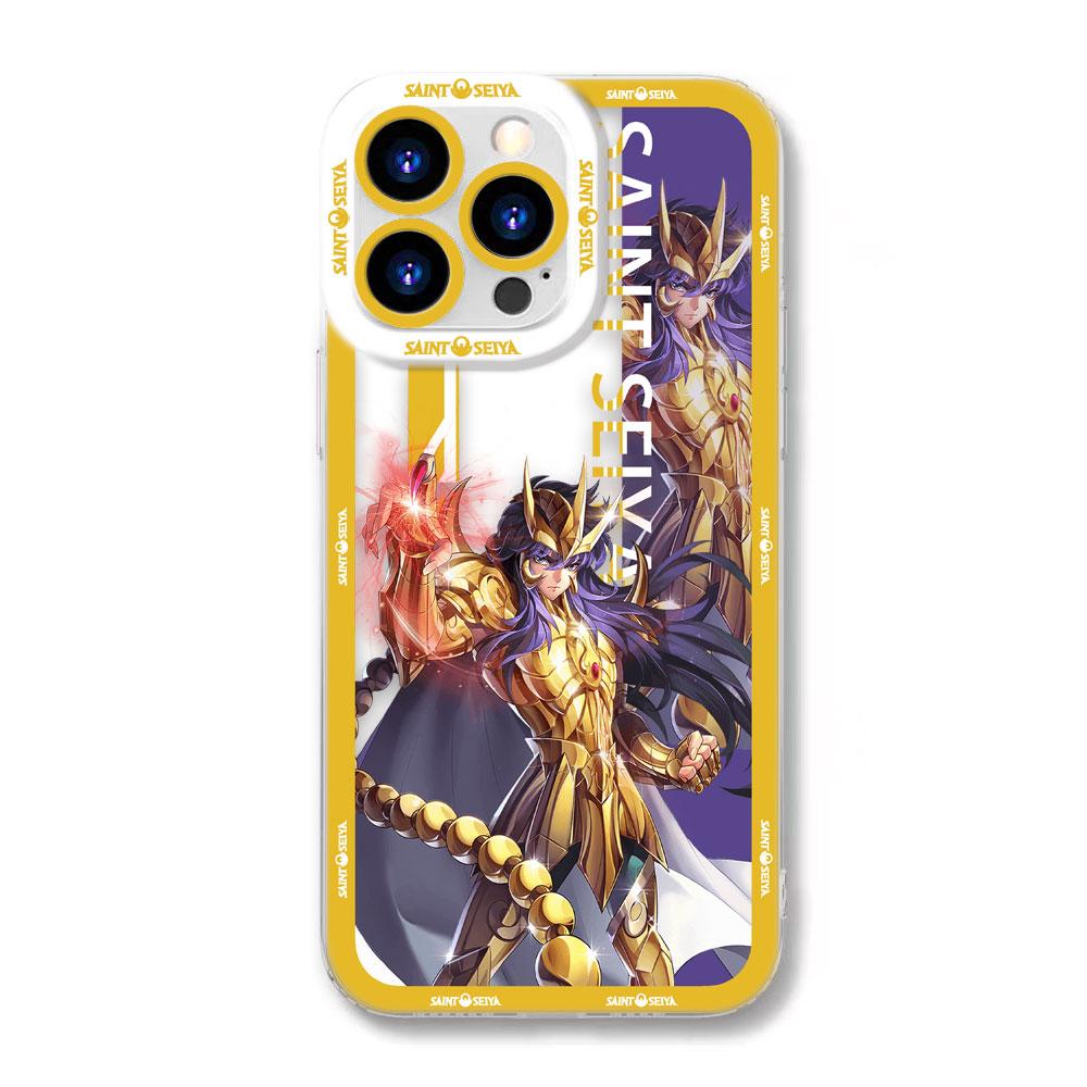 Anime S-Saint S-Seiya Clear Phone Case For Samsung Galaxy S26 S25 S24 S23 S22 S21 S20 FE PLUS ULTRA EDGE Silicone Case Shell