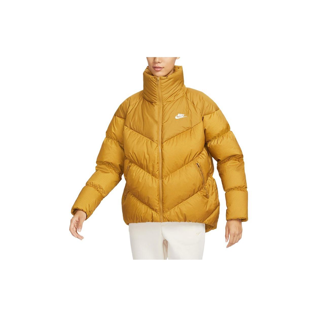 (WMNS) Nike Sportswear Windpuffer Therma-FIT Loose Puffer Jacket Brown Women s FD8212-716 L