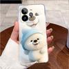Cute Funny Cartoon Cat Design Pattern Phone Case For Realme GT 7 Pro 5G Clear TPU Soft Cover Anti-scratch Couple Shell