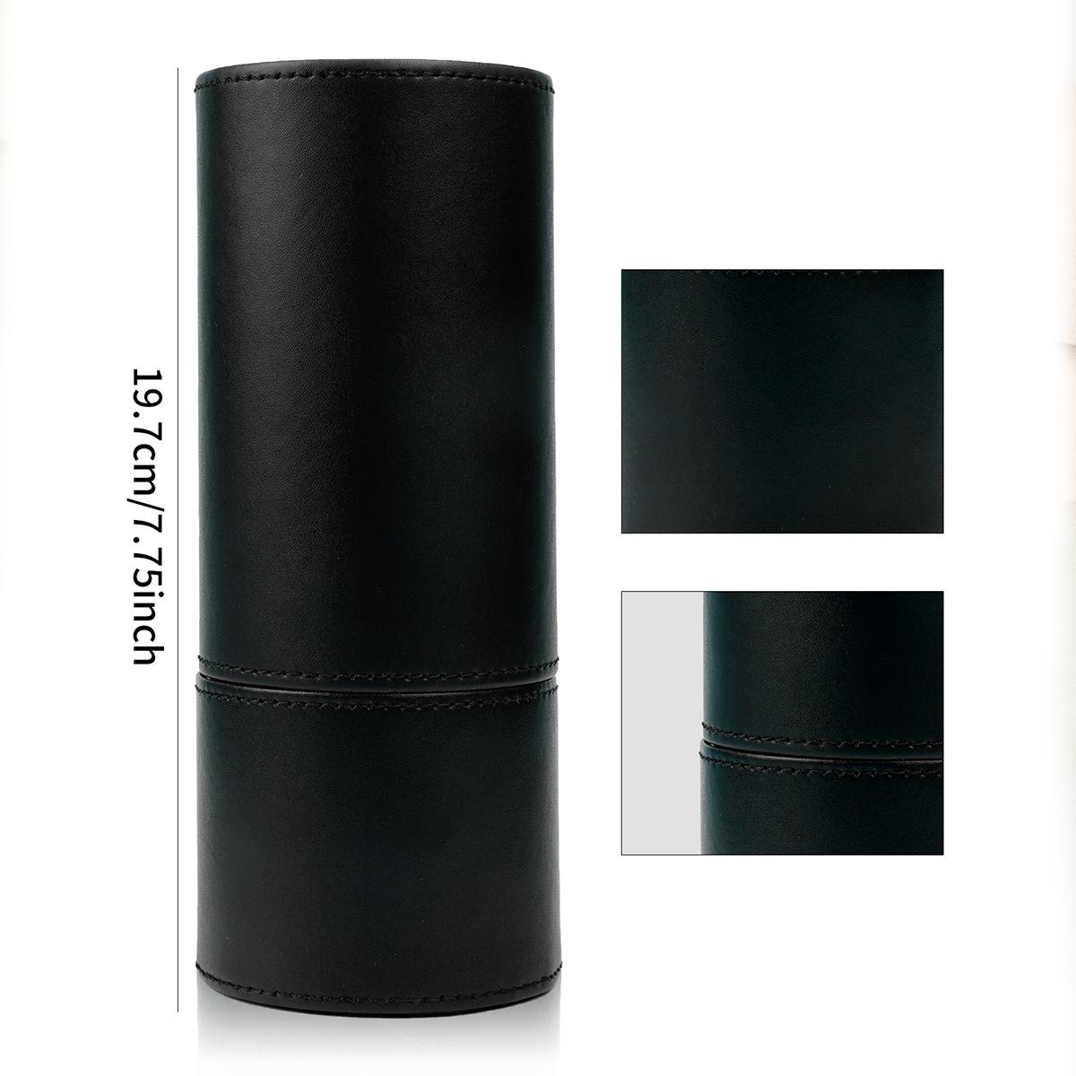 

Набор кистей для макияжа из 15 штук с деревянными ручками и сумкой для хранения: Включает кисти для теней и консилера