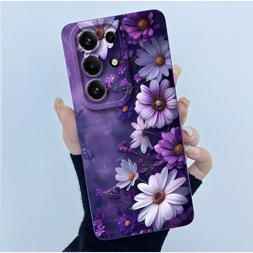 For Itel S26 Ultra Super 26 Ultra S688LN Case Simplicity Oil Painting Floral Silicone Soft Casing New Shockproof Back Cover