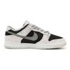 Nike Dunk Low Retro PRM Low top Skateboard Shoes Men's Black White Gray DD8338-001(Team15-)