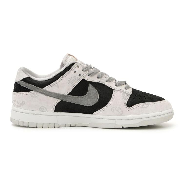 Nike Dunk Low Retro PRM Low top Skateboard Shoes Men's Black White Gray DD8338-001(Team15-)