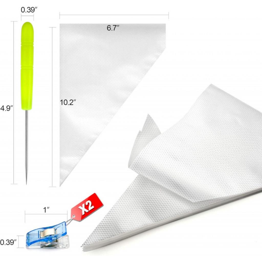 Sada 103 ks cukrářských sáčků, 100 ks cukrářských sáčků 12 palců, sáčky na polevu, sáčky na zdobení dortů.