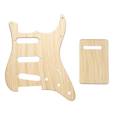 Electric Guitar Pickguard with Back Cover Plate Electric Guitar Pickguard Plate Replacement