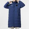 Li-Ning Solid Color Mid-Length Over-The-Knee Thick Warm Down Jacket Unisex Outerwear Deep-Navy AYMT123-2