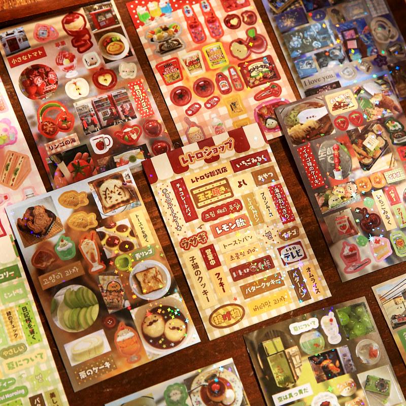 Mr. Paper Vintage Style Sticker Book: Millennium Dream Series for Journaling & Collage