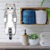 Hand Towel Adorable Cartoon Cat Shaped Towel Soft Absorbent Hanging Towel for House Kitchen Bathroom