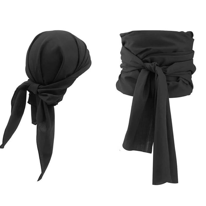 Pirat Kostüm Zubehör Mittelalter Renaissance Pirat Kopftuch und Schärpe Kleidung