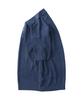 ANALOG MOOD Hacci Button-Up Collar Short Sleeve Knit (Blue)