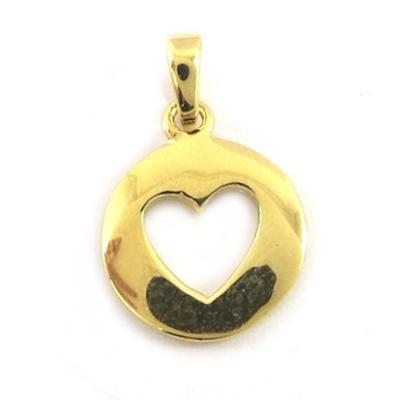 [M6953] - Gold Plated 'Love' Pendant