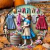 Retro Girl Doll Laundry Room Metal Tin Sign Wall Decor Gift