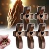 [Handheld Cross with Heart Cutout] Wooden Pocket Cross with Heart Cutout, Stress Relief Handheld Cross, Encouragement Gift for Comfort and Hope