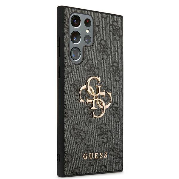 Hülle für Samsung Galaxy S22 Ultra Guess Hardcase 4G Grau