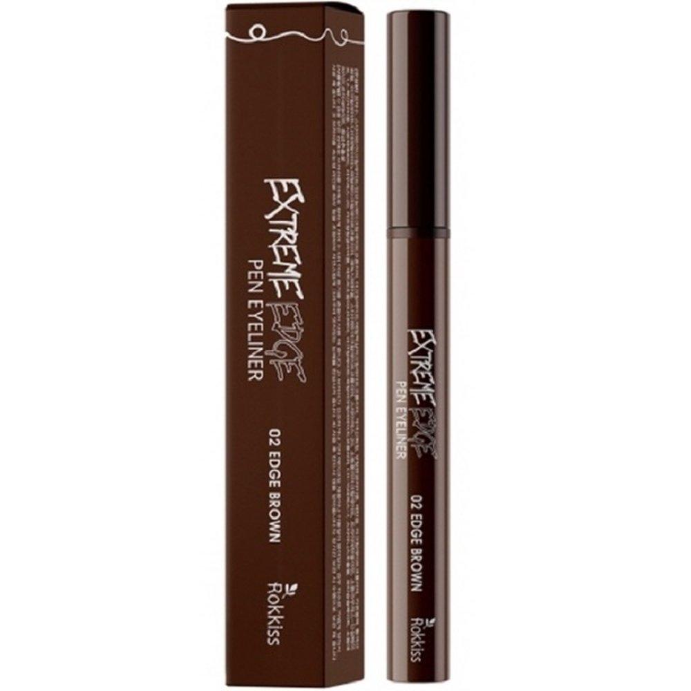 

[Rokkiss] Extreme Edge Pen Eyeliner Brown 0.5g, 1pc