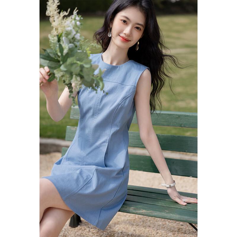 Mokana Women's Urban Casual Vest Dress MKNJD3687