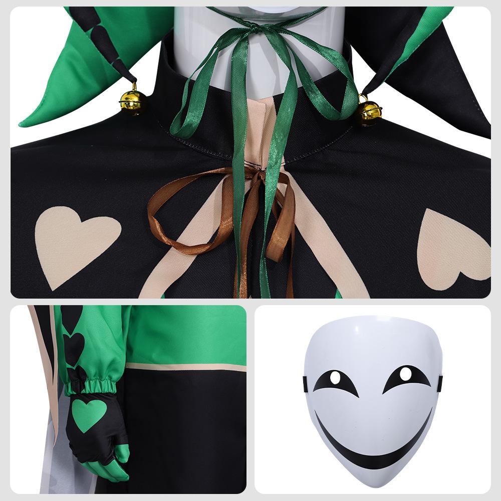 Freak Circus Cos Suit Pierrot & Harlequincos Suit Full Clown Uniform