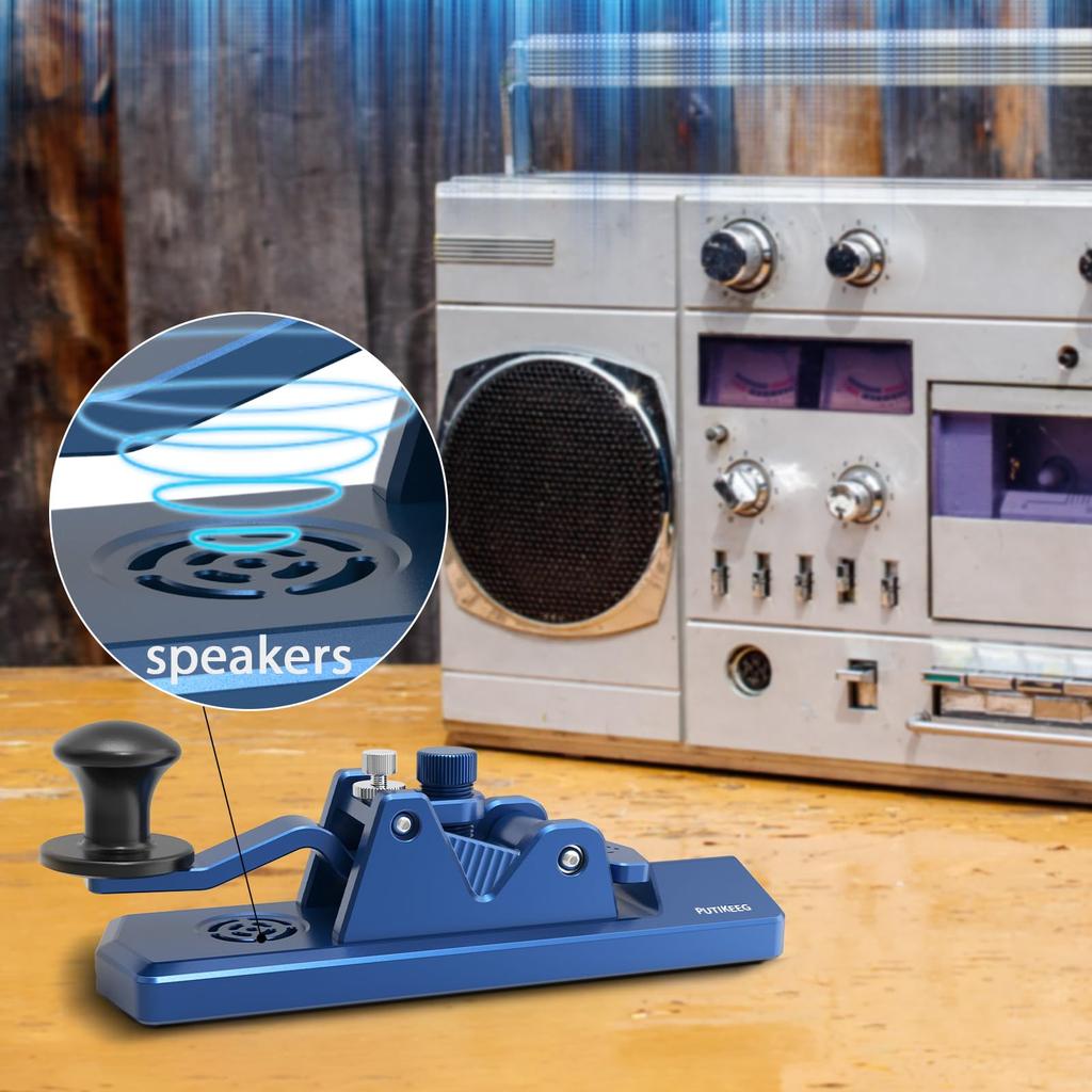 Klassischer Mini Morse Code Schlüssel Telegrafen Schlüssel Morse Code Einzelhebel Schlüssel Aluminiumlegierung Mini Schlüssel Morse Finger Morse CW Tragbarer Gerader Schlüssel Morse