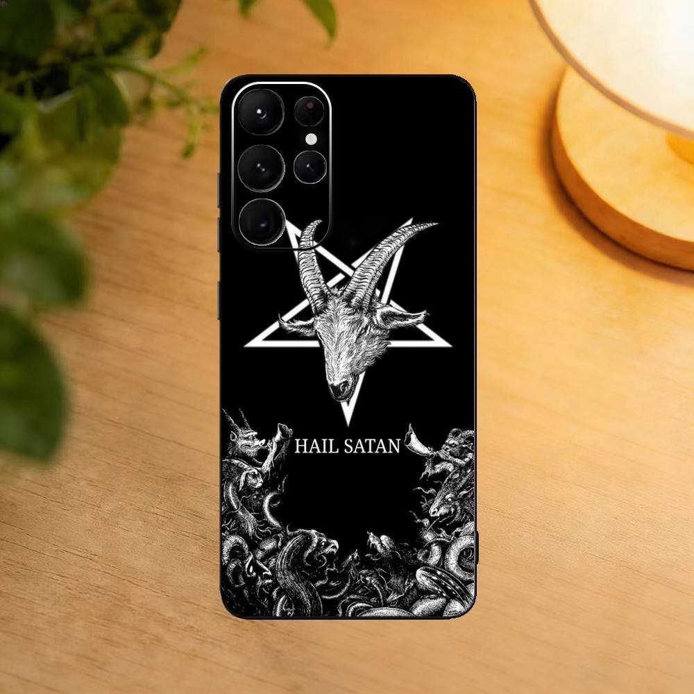 Hail S-Satan  Phone Case For Samsung S25,24,21,22,23,30,Ultra,20,Plus,Fe,Lite,Note Soft Black Cover