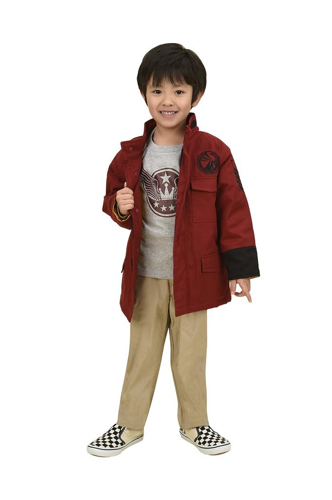 Doubutsu Sentai Zyuohger Kazekiri Yamato Cosplay Jacket Kids Costume for Boys, Size 100cm