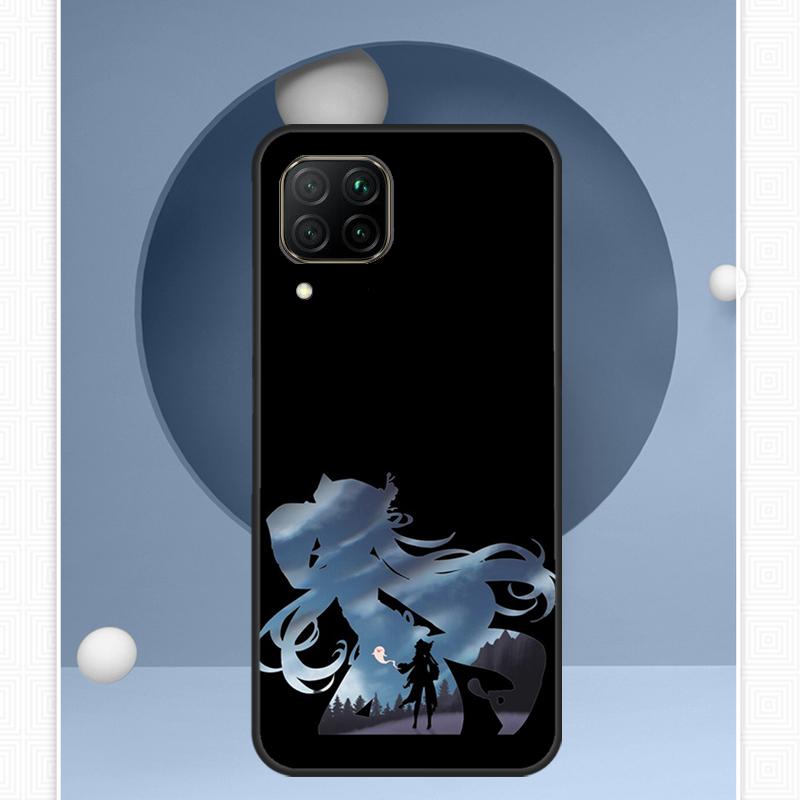 Hu Tao Genshin Impact Cartoon For Huawei Nova Y91 Y60 Y70 Y72 Y90 Y61 12s 12i 11i 8i 10 9 SE P20 P40 Lite P30 P60 Pro Case
