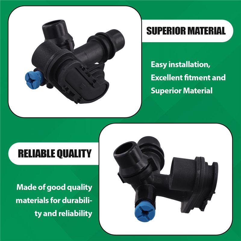 Car Coolant Tank Water Hose Connector 17112248409 Three Way For BMW X3 Z4 2003-2010