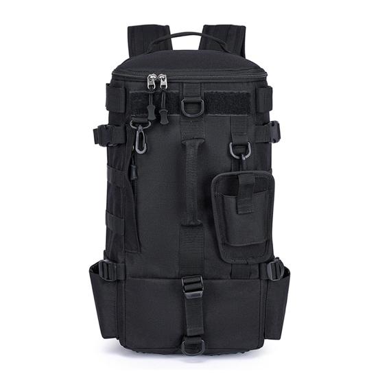 Fishing Backpack with Rod Holder Large Capacity Waterproof Oxford Cloth Outdoor Camping
