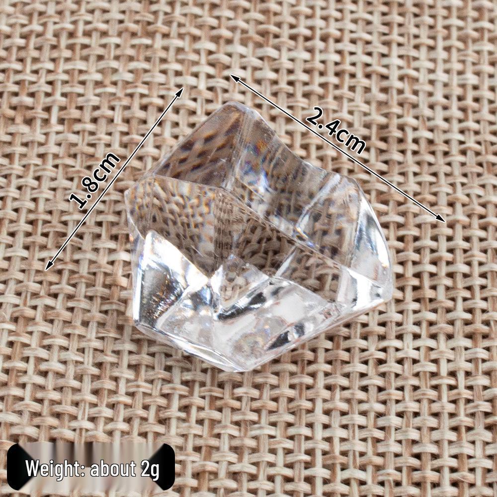 Large Fake Ice Cube & Crushed Ice Props for Photography