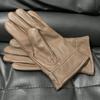 Womens Sheepskin Leather Gloves Winter Warm Fleece Lined Touchscreen Compatible Motorcycle Riding