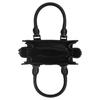 Michael Kors Goldene Beschläge Leder Schulter Crossbody Handtasche Damen Handtaschen Schwarz 35R4GHMC0G-BLACK