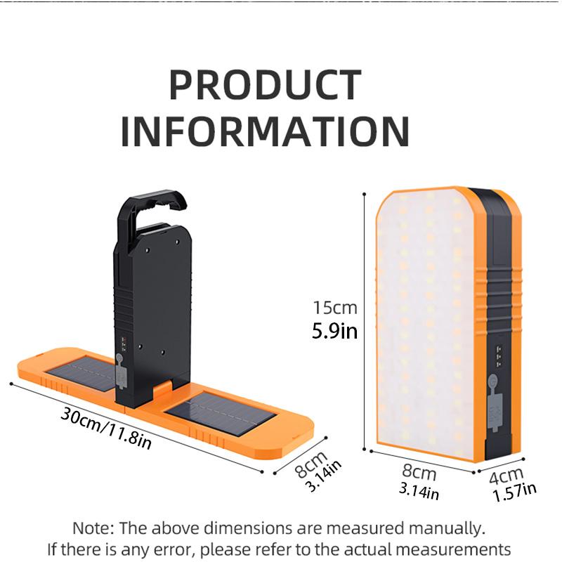 Super Bright 4000mAh USB Camping Light Waterproof Portable Tent Light with Hook Magnetic Base 5 Lighting Modes