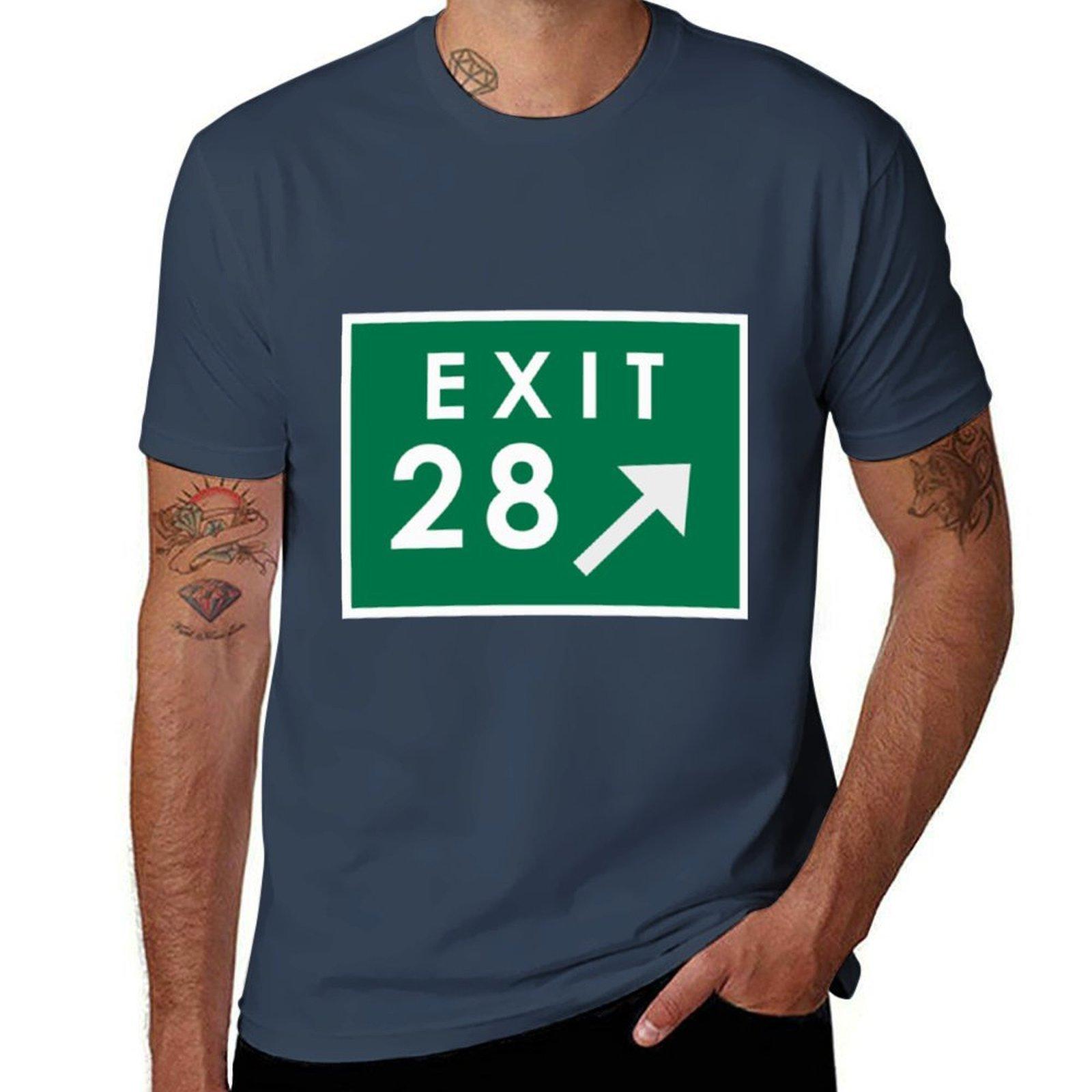 Exit 28 Gift Tshirt Cool Feeling Summer Tee Shirt S